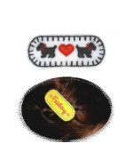 In Hoop Scottie Dog Hair Clip