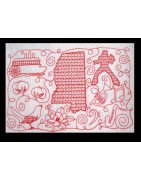 Full HoopMississippi Stipple with and without Border