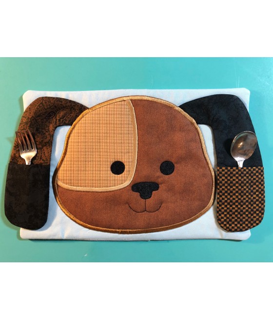In Hoop Puppy Placemat