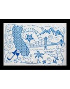 In Hoop California Stipple without Border
