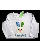 Hoppity Hop Applique Design