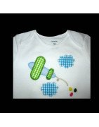 Airplane Dropping Eggs Applique