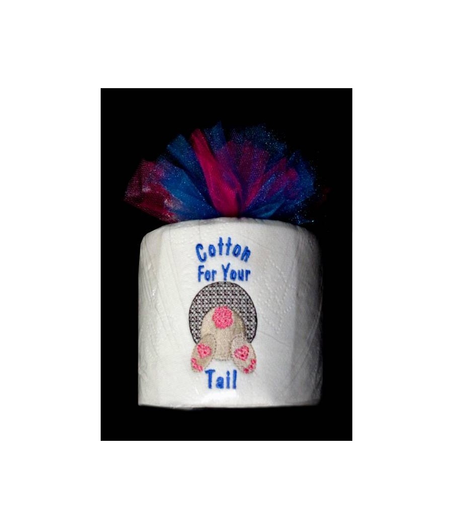 Cotton for Your Tail Toilet Paper Design