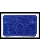 In Hoop Wholecloth Sailing Mug Rug