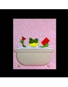 Frog in Tub Design