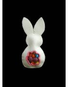 In Hoop Colorful Cottontail Candy Holder