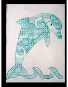 Mandala Dolphin