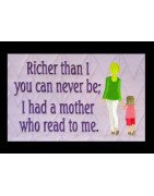 Pillow Palz Mother Read Girl