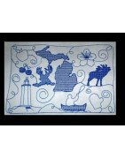 In Hoop Michigan Stipple 