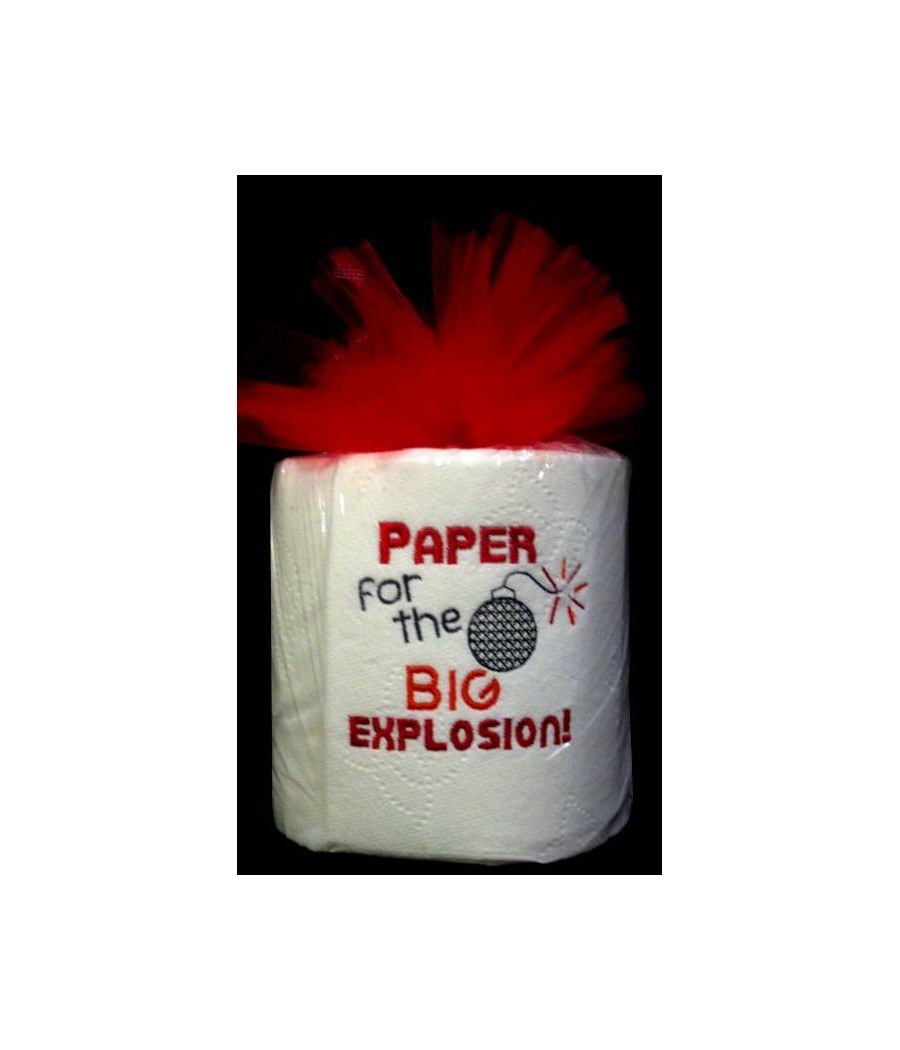 Big Explosion Toilet Paper Design