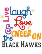 Live Laugh Love Blackhawks
