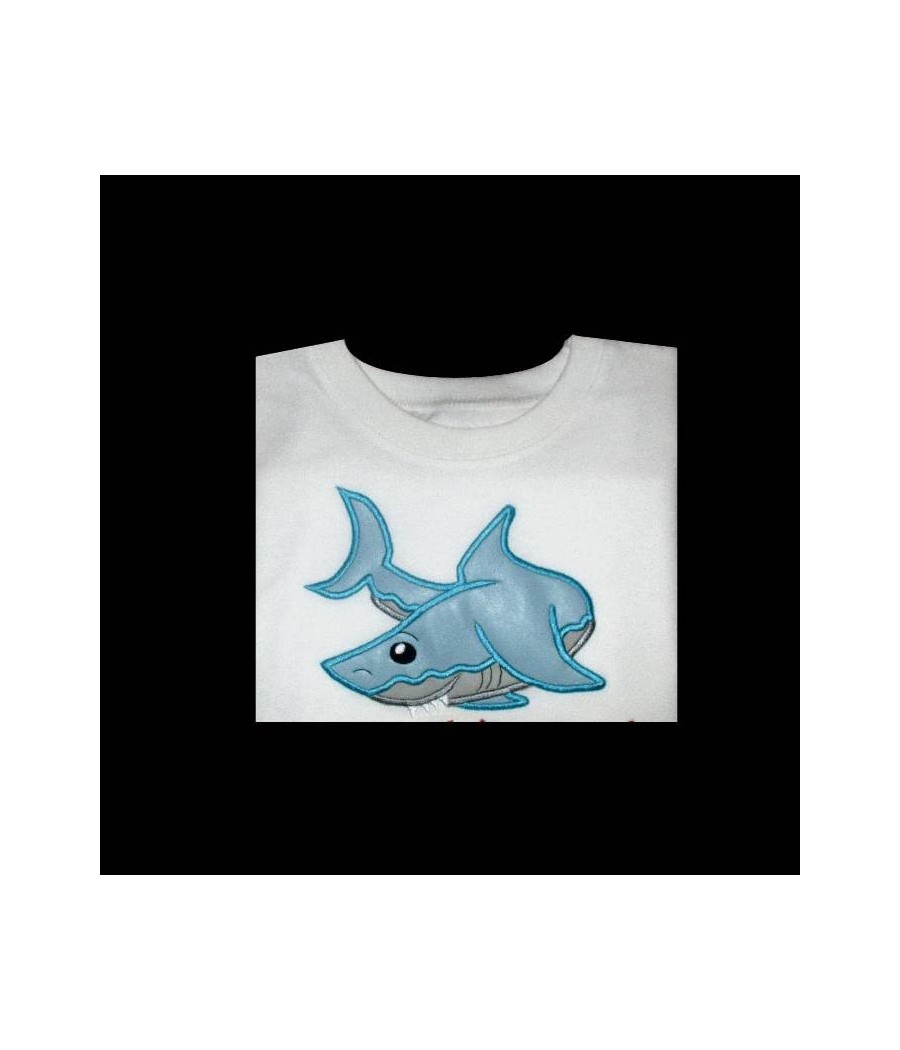 Scary Shark Applique