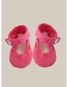 In Hoop MaryJanes with Raggedy Flowers