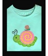 Applique Snail and Dragonfly