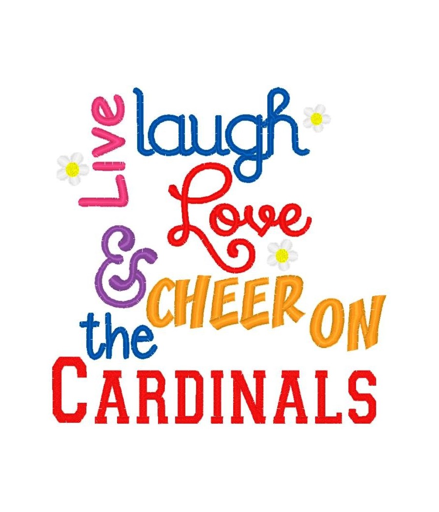 Live Laugh Love Cardinals