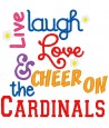 Live Laugh Love Cardinals