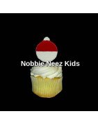 In Hoop Bobber Cupcake Topper