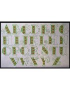 Simple Floral Embroidery Font