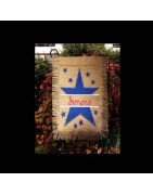 In Hoop Split Fourth Garden Flag