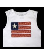 Raggedy Zig Zag Flag Applique