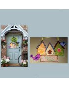 In The Hoop Birdhouse Door Hanger
