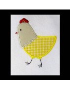 Cute Funny Chick Applique