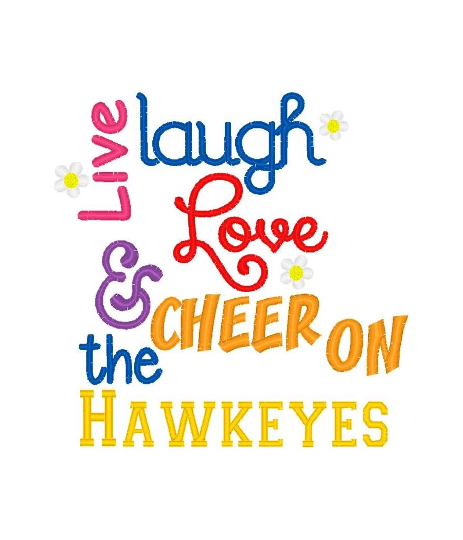 Live Laugh Love Hawkeyes