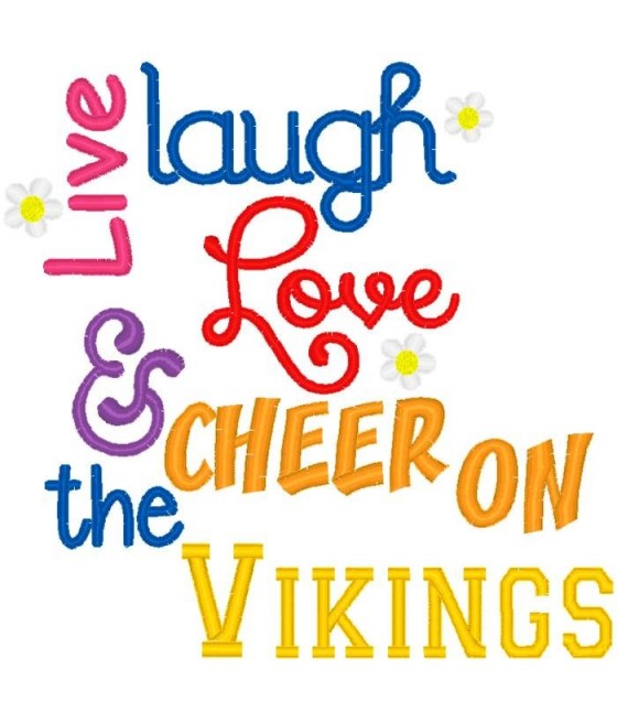 Live Laugh Love Vikings