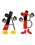 Two Tone Mouse Font and Numbers
