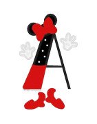 Two Tone Mouse Font and Numbers
