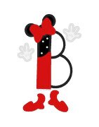 Two Tone Mouse Font and Numbers