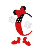 Two Tone Mouse Font and Numbers