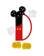 Two Tone Mouse Font and Numbers