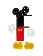 Two Tone Mouse Font and Numbers