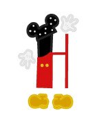 Two Tone Mouse Font and Numbers
