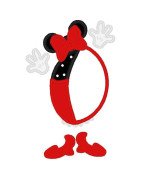 Two Tone Mouse Font and Numbers