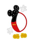 Two Tone Mouse Font and Numbers