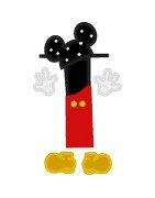 Two Tone Mouse Font and Numbers