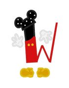 Two Tone Mouse Font and Numbers