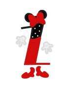 Two Tone Mouse Font and Numbers