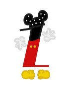 Two Tone Mouse Font and Numbers