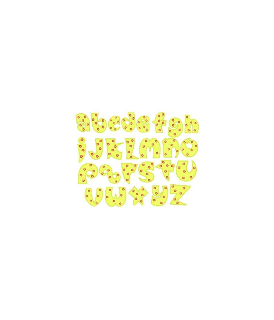 Specialty Applique Think Spring Font
