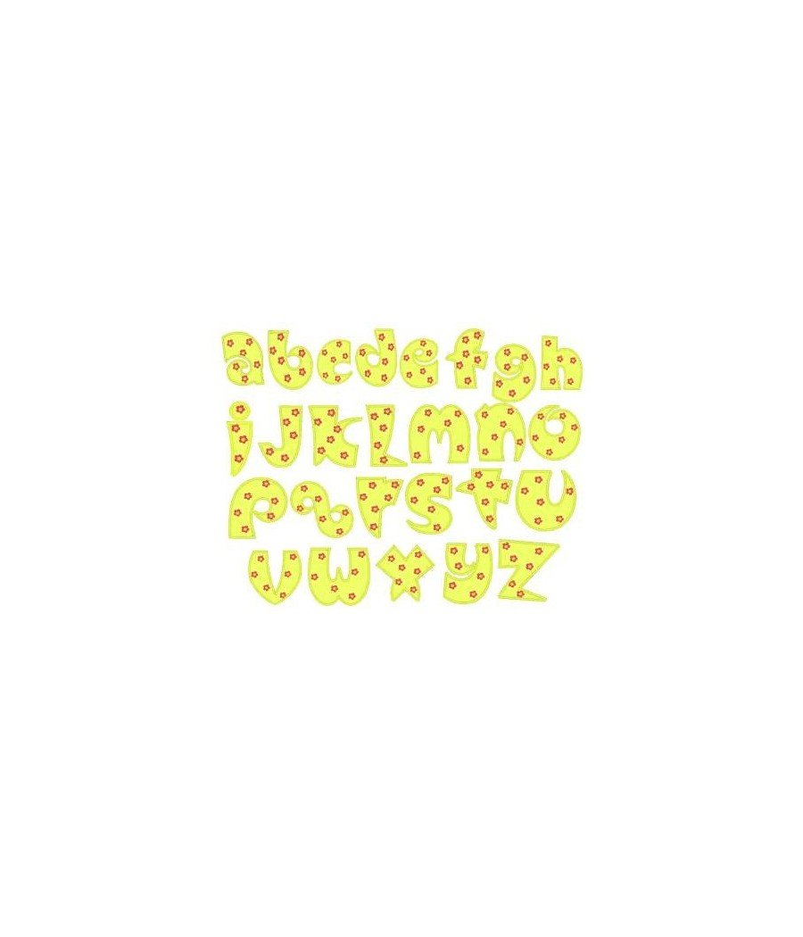 Specialty Applique Think Spring Font