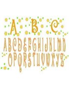 Specialty Groovy Flower  Font