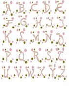 Specialty Large Retro Dots  Font