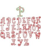 Specialty Curlz Applique Font