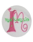 Specialty Swirl Applique Font