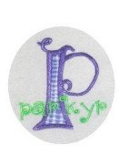 Specialty Swirl Applique Font