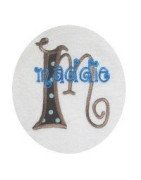 Specialty Swirl Applique Font