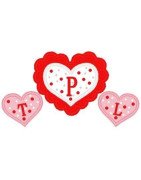 Specialty Hearts Monogram Set